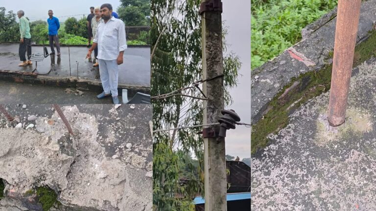 Bijli giri कटेबड़ और टाटवाला गांव में गिरी आसमानी बिजली, कई घरों के उपकरण फुंके