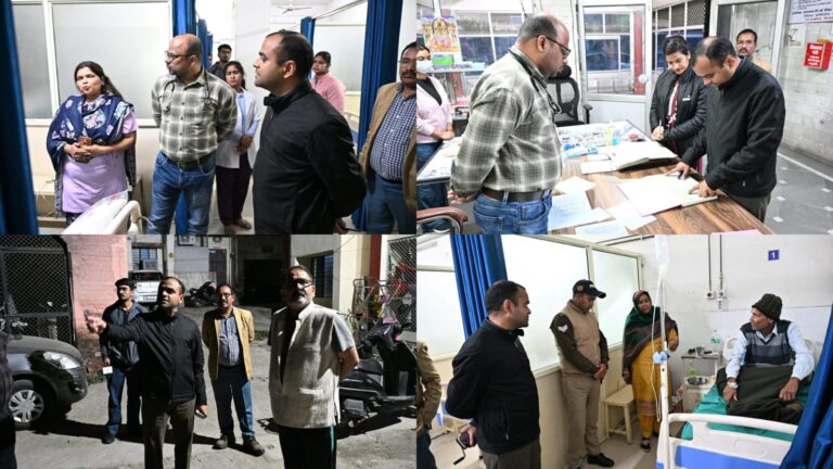 अचानक रात में सरकारी अस्पतालों में पहुंचे डीएम मयूर दीक्षित, डॉक्टरों और कर्मचारियों में मचा हड़कंप, दिए सख्त निर्देश