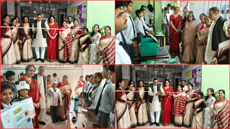 रोबोटिक्स के मॉडल से छात्रों ने दिखाई वैज्ञानिक सोच, विज्ञान प्रदर्शनी में दिखी प्रतिभा